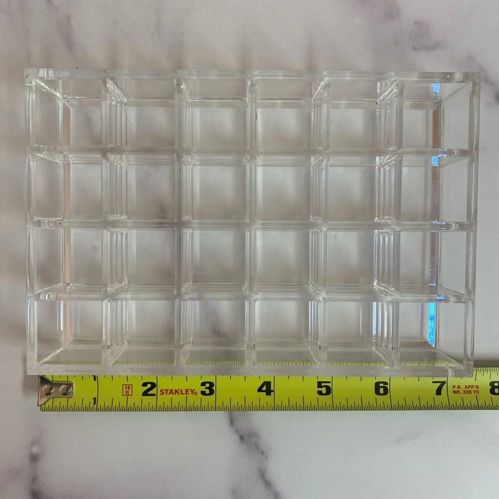 Clear Acrylic Lipstick Holder Makeup Organization Storage